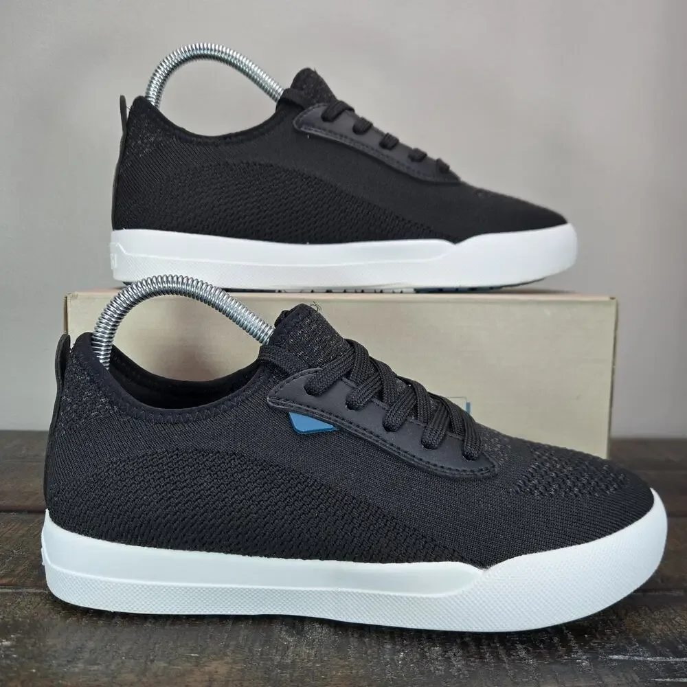 Vessi Weekend 1.5 Sneaker Womens Size 8 Waterproof Shoes Asphalt Black White